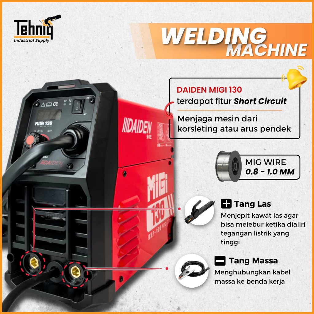 Daiden Welding Machine MIGI 130