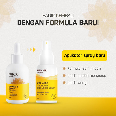 Erha Clinic Indonesia Erhair Restore Ceramide & Keratin Hair Shield Serum