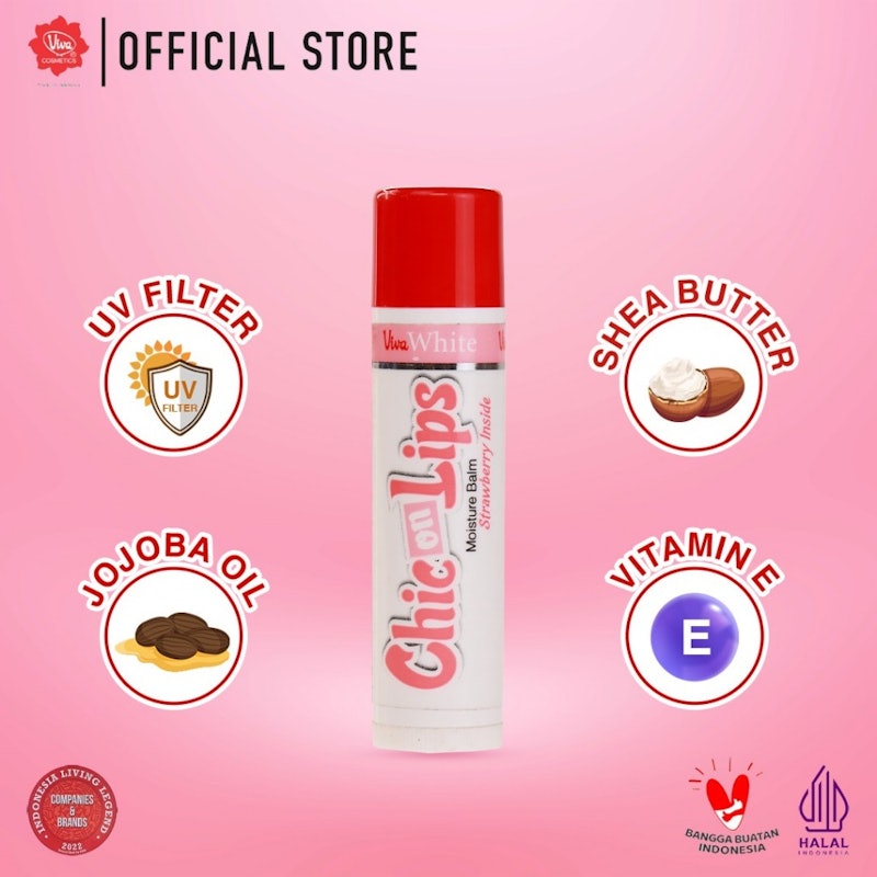 White Chic On Lips Moisture Balm Daily Use 4