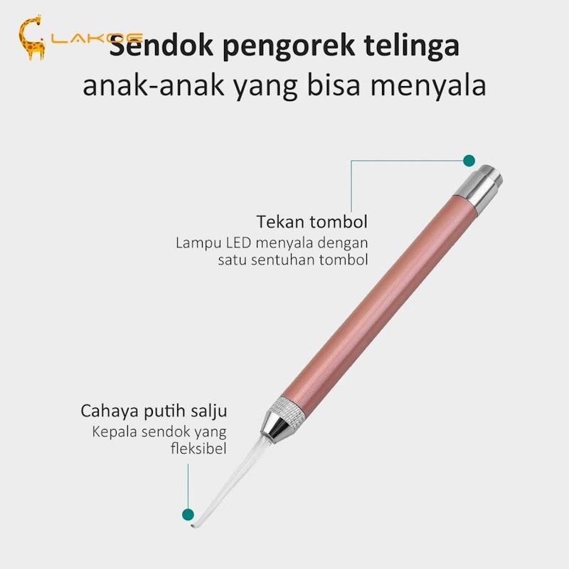 LAKOE Korek Kuping LED Set 4