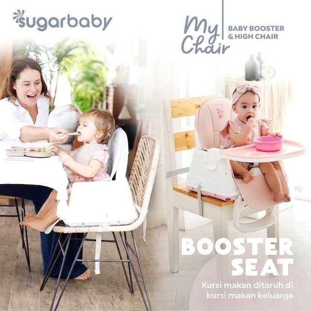 Sugar Baby  My Chair (Baby Booster & High Chair) : 6 Growing Stages