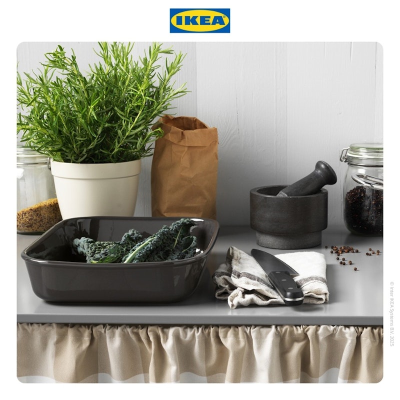 IKEA ADELSTEN Cobek dan Ulekan Bahan Marmer 5