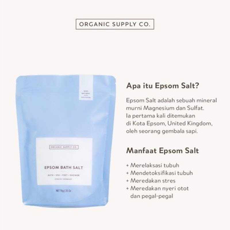 Organic Supply Co. Epsom Bath Salt 2