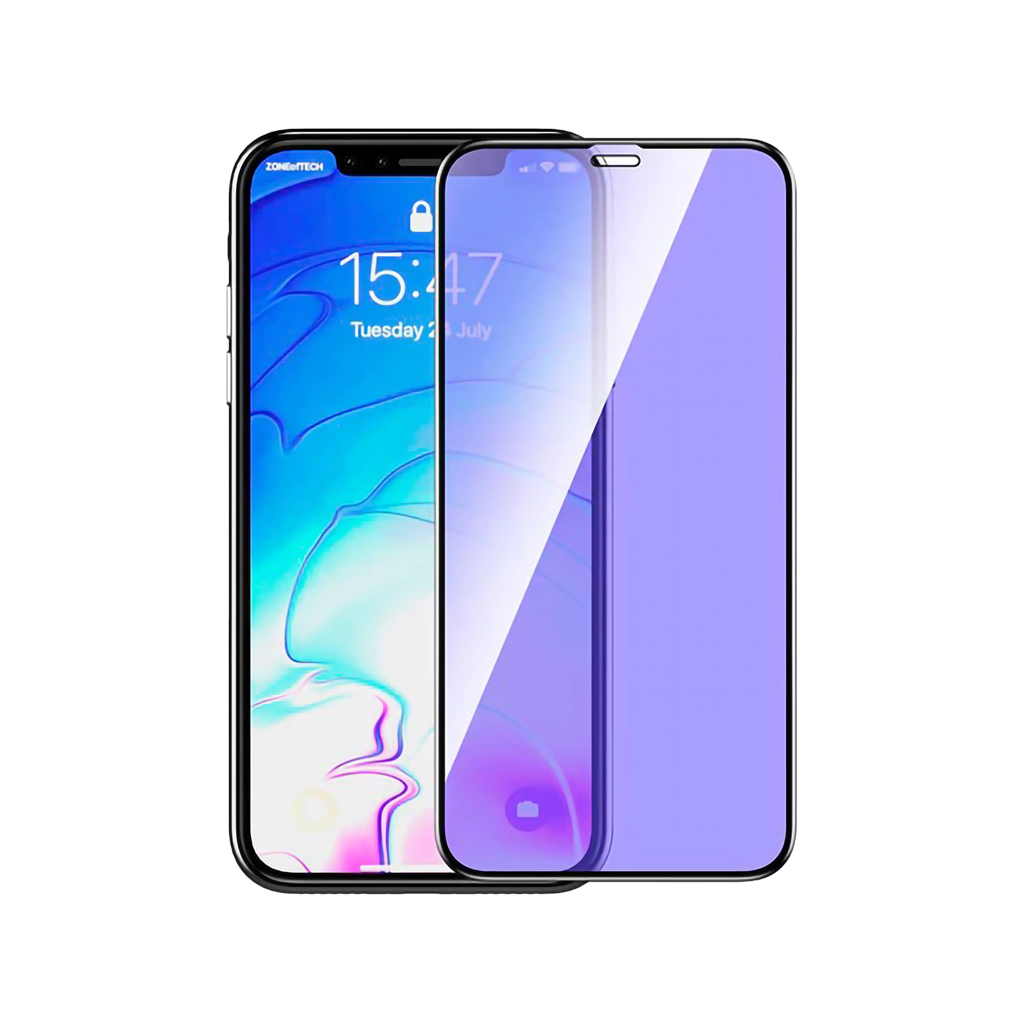 Gennext Tempered Glass Blue Light Full 10D iPhone
