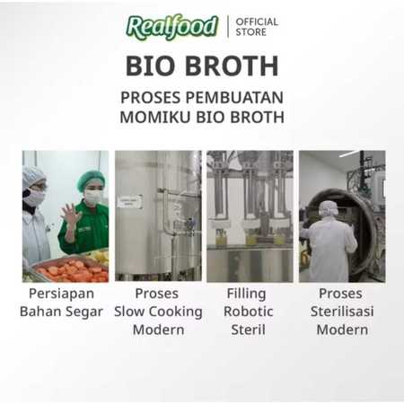 Realfood Winta Asia Momiku Chicken Bone Broth Original Unsalted