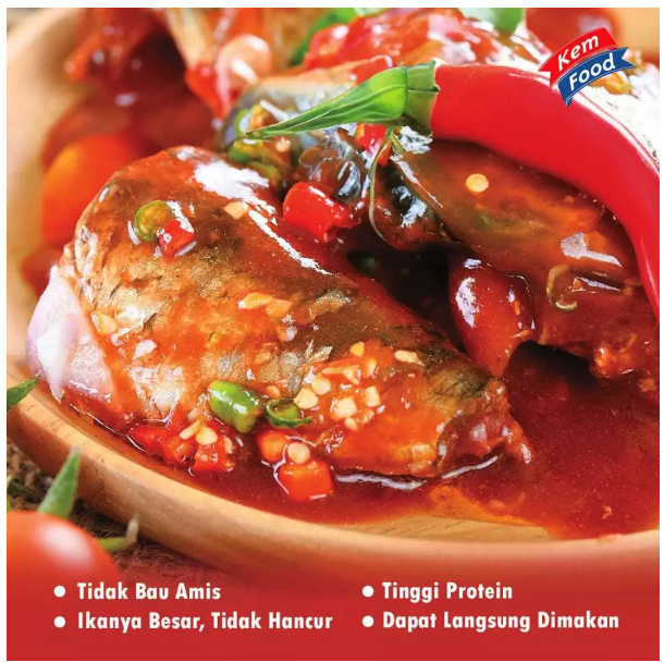 Kemang Food Industries (KEMFOOD) Kemfood Sarden Saos Cabai