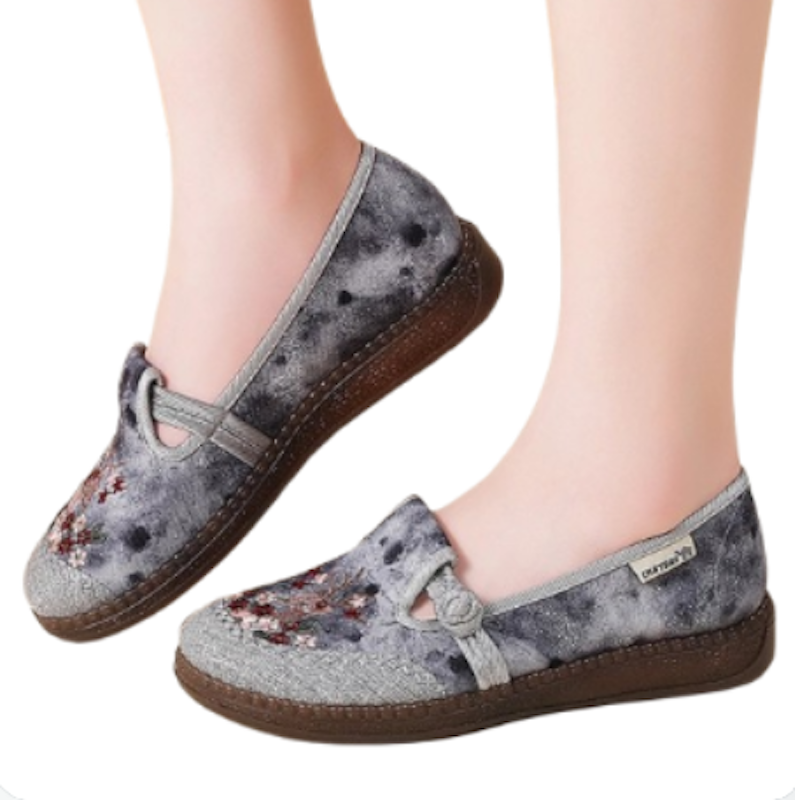 CMATRAV Sepatu Flat Wanita dengan Sulaman 1