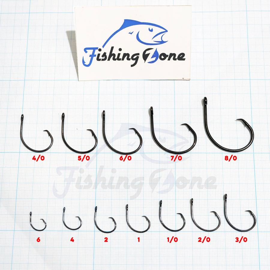 Mustad Fishing Mustad DEMON Light Gauge Circle Hook  39951 NP-BLN