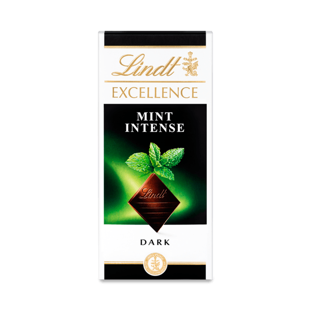 Lindt Excellence Dark Mint Intense Bar 100g