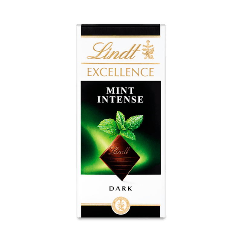 Lindt Excellence Dark Mint Intense Bar 100g 1