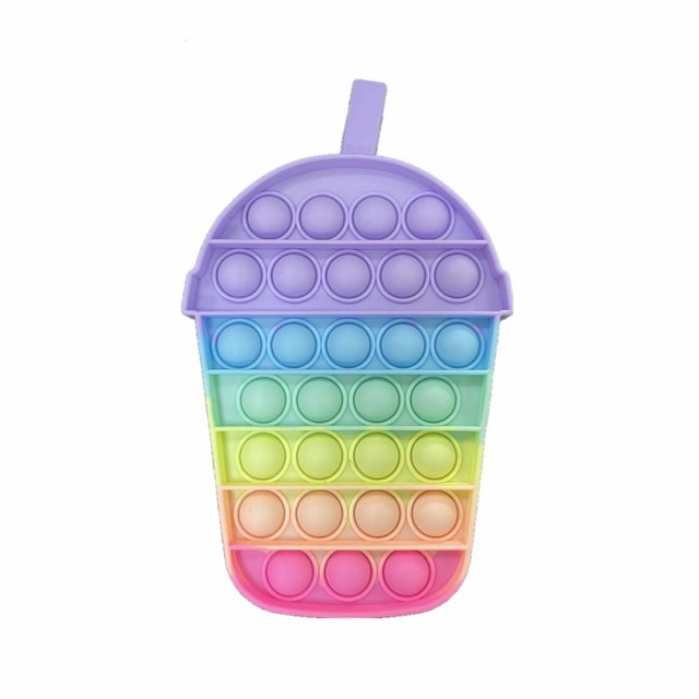 Pop It Boba Rainbow Premium 