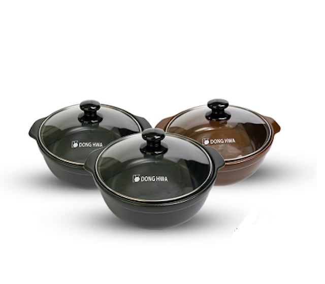 Ttukbaegi Panci Keramik Tutup Kaca 720 ml