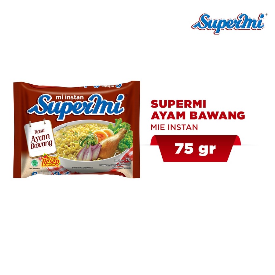 Indofood Supermi Mi Instan Rasa Ayam Bawang