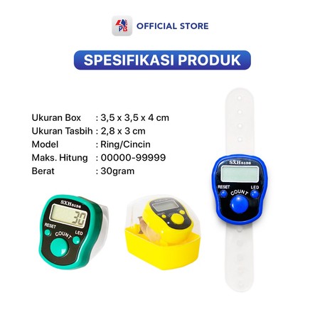 Yiwu Sanda Electronics SXH5136 Tasbih Digital LED Light Plus Box