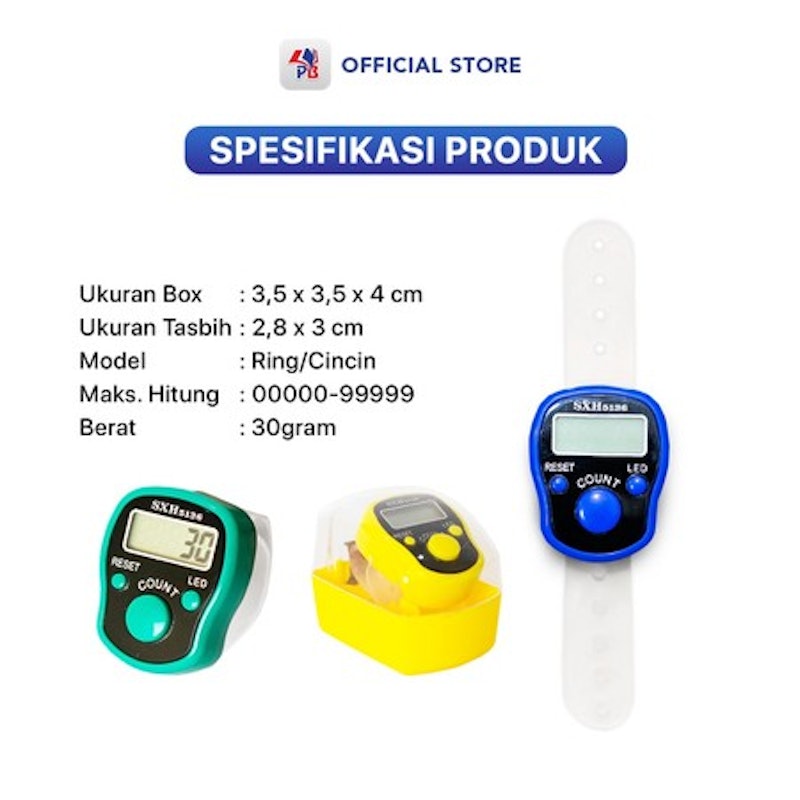 SXH5136 Tasbih Digital LED Light Plus Box 3