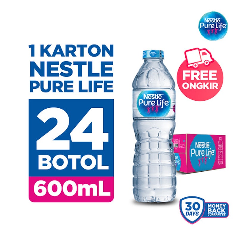 Nestle Pure Life Air Mineral 600 ml