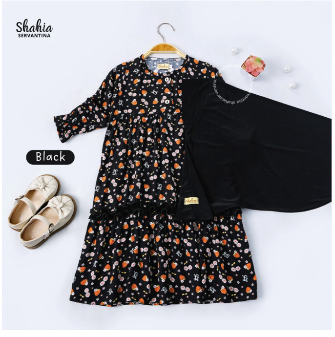  Shahia Servantina Khalis Set Gamis Anak 