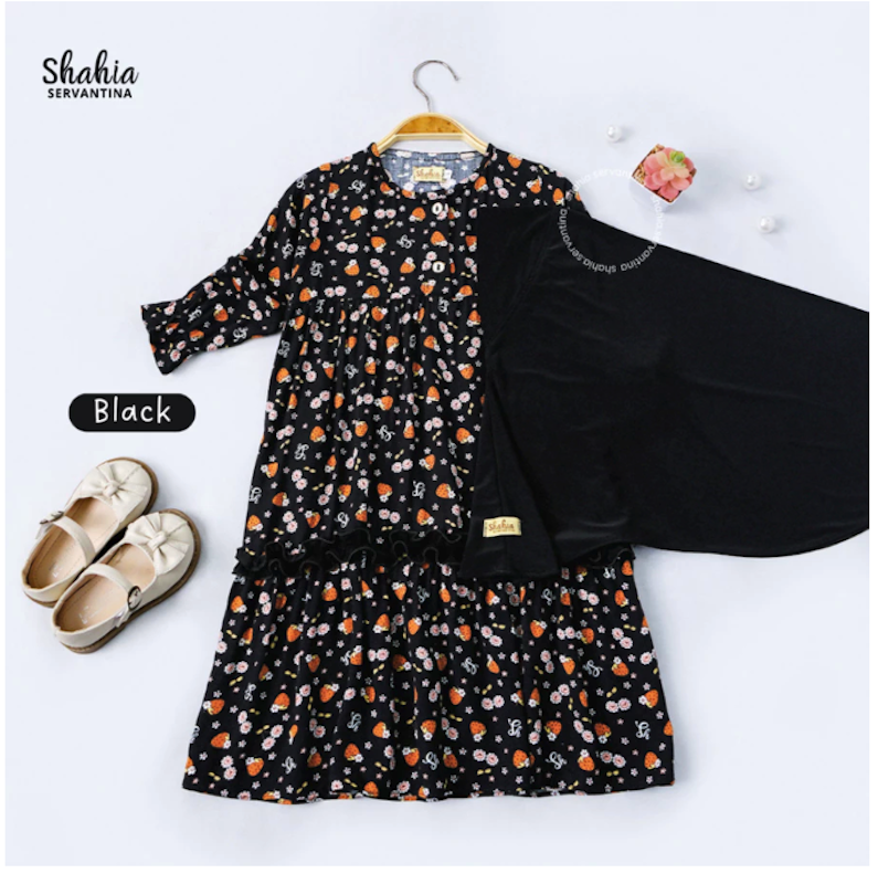 Shahia Servantina Khalis Set Gamis Anak 4