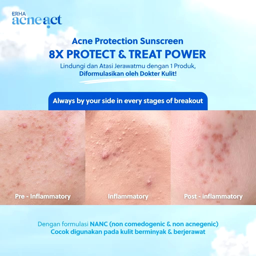 ERHA Clinic Indonesia AcneAct Acneact Acne Protection Sunscreen