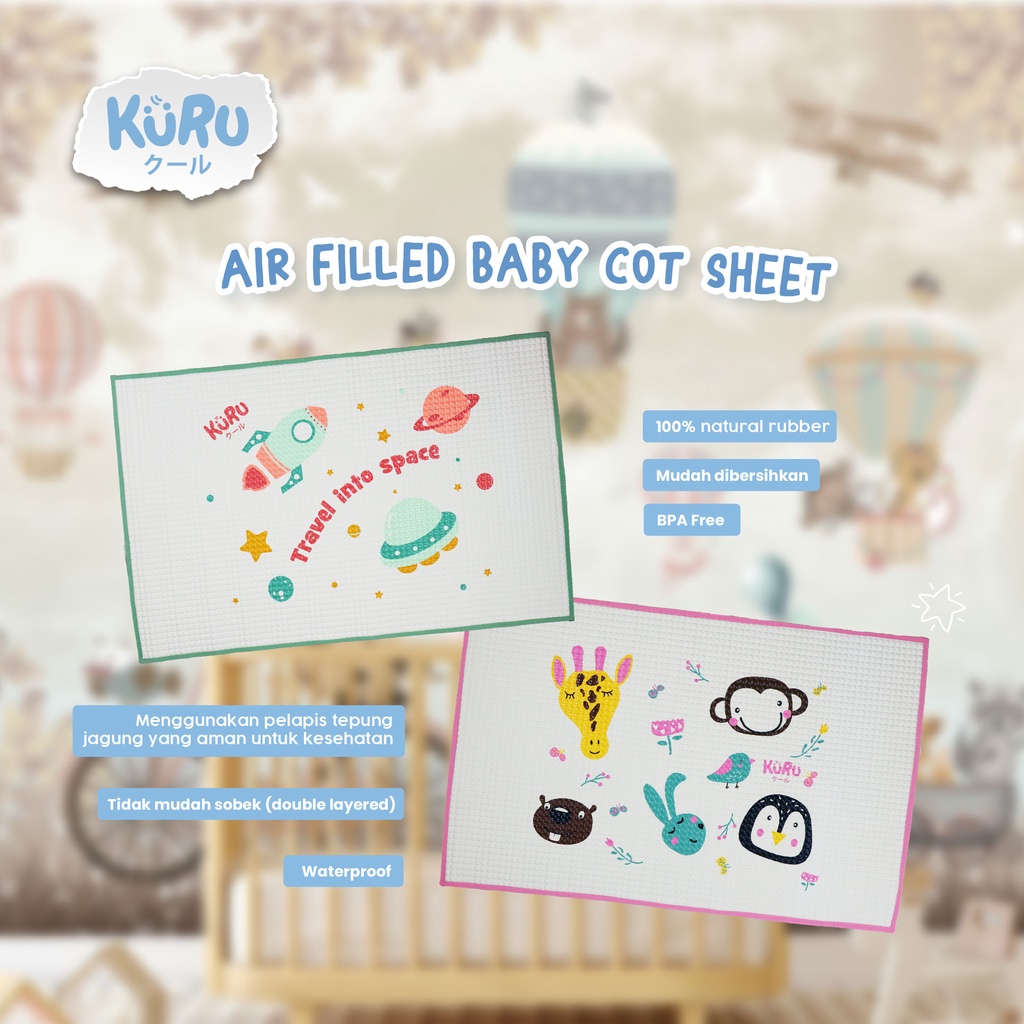 Kuru Baby Indonesia Kuru Baby Organic Healthy Cot Sheet