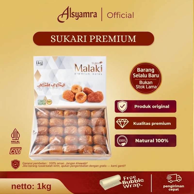 Malaki Kurma Sukari Premium 1 kg 4