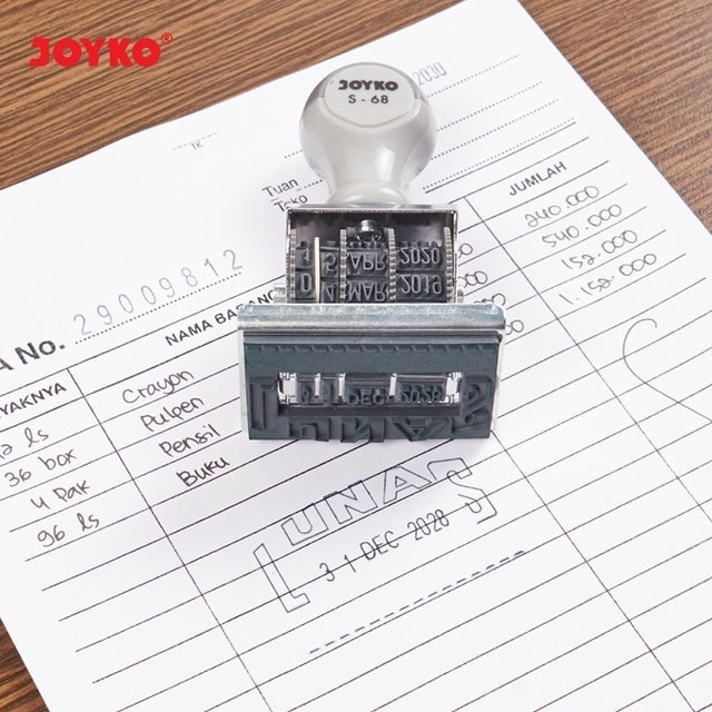 Joyko Date Stamp (Lunas) S-68