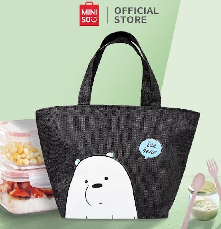MINISO We Bare Bears Lunch Bag 3