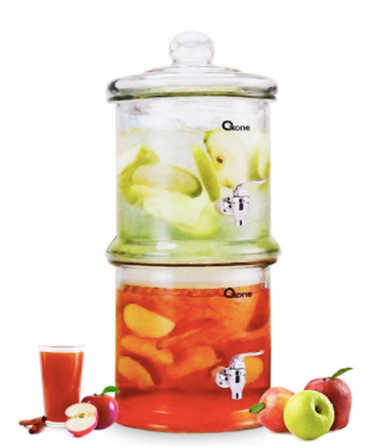 2 Tires Glass Decanter ｜ OX-336