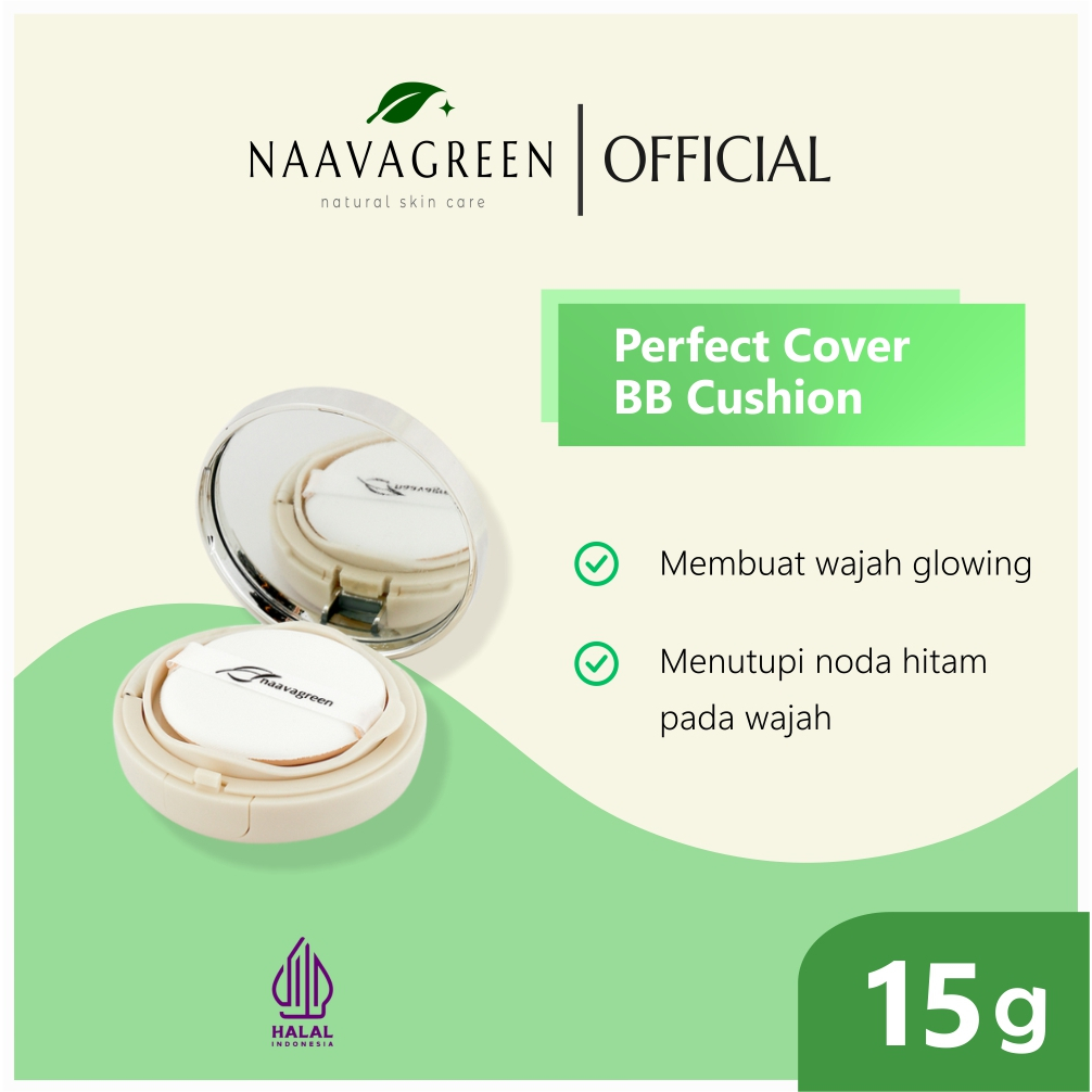 Eunike Nathan Abadi  Naavagreen Perfect Cover BB Cushion