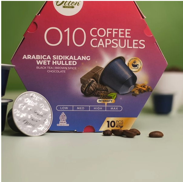 Otten Coffee Coffee Capsules Arabica Sidikalang Wet Hulled 2