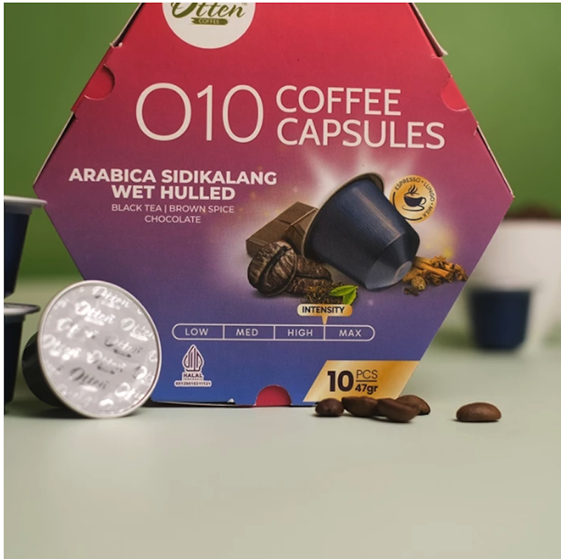 Otten Coffee Coffee Capsules Arabica Sidikalang Wet Hulled 2
