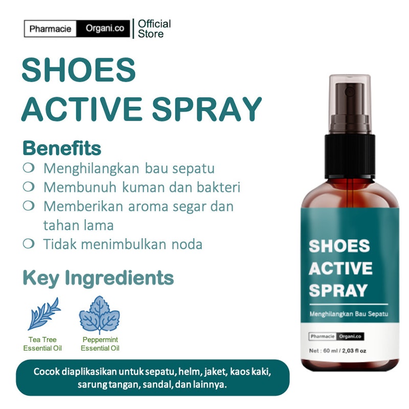 Pharmacie Organi.co Shoes Active Spray
