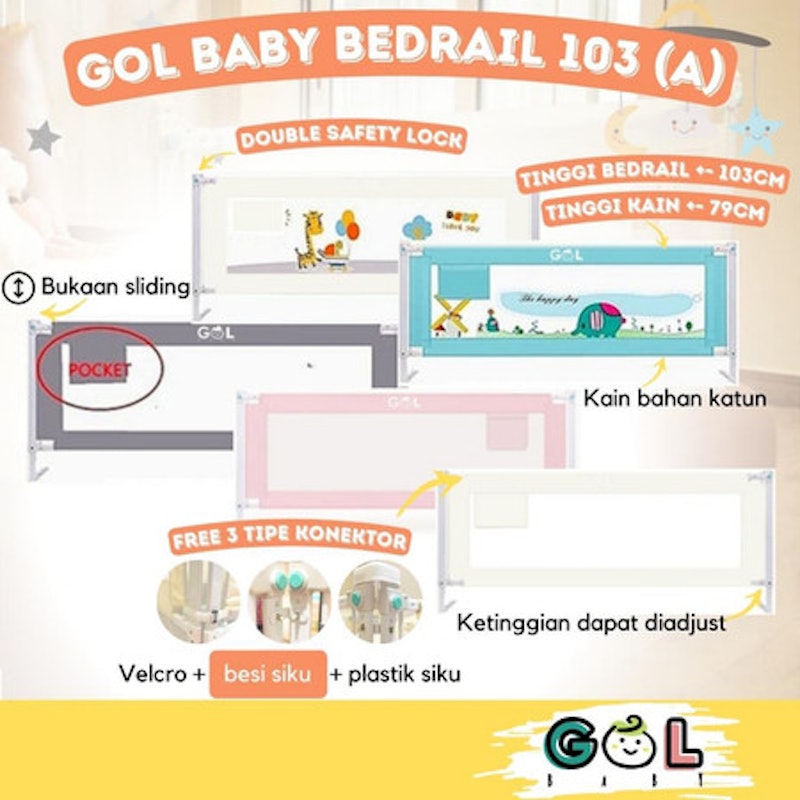 GOL Baby Bedrail 2