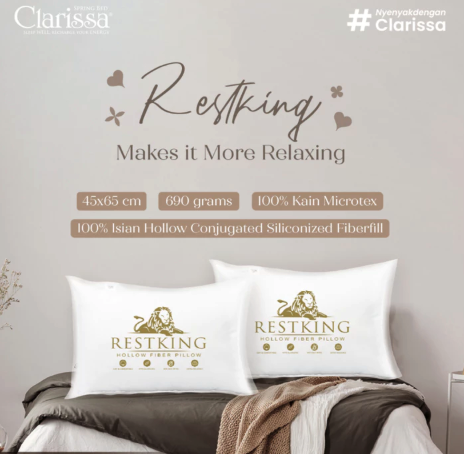 Clarissa Indonesia Clarissa Restking Hollow Fiber Pillow