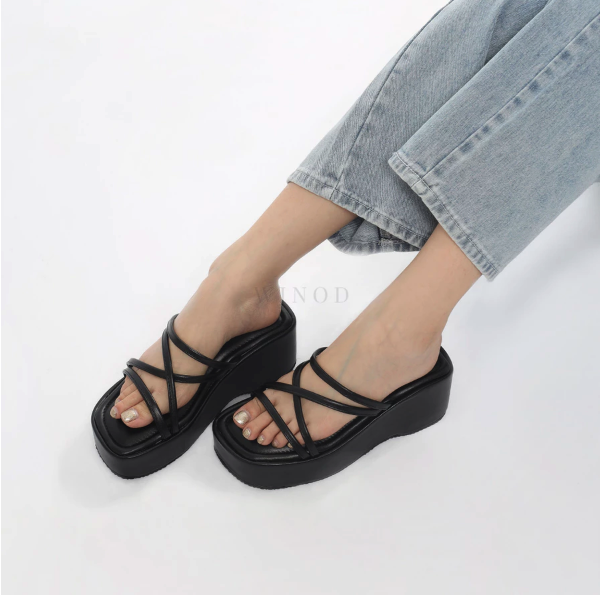 WINOD Ritel Indonesia WINOD Daisy Platform Sandal Wedges 