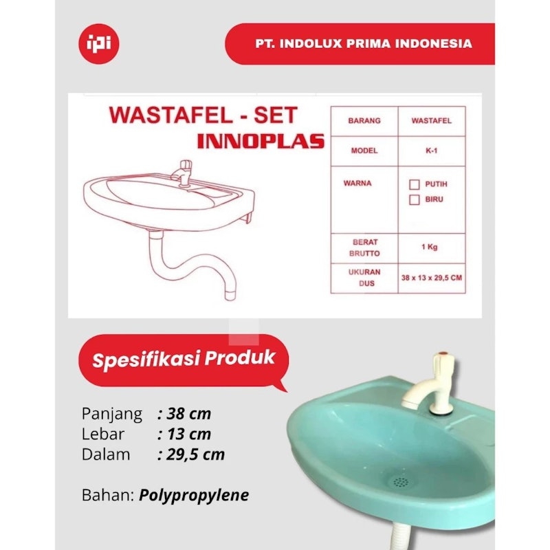 INNOPLAS Wastafel Plastik 5