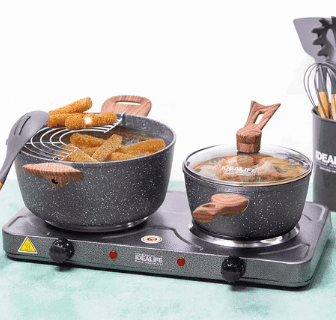 IDEALIFE Innovative Solutions  IDEALIFE Kompor Listrik 2 Tungku  ES-2001