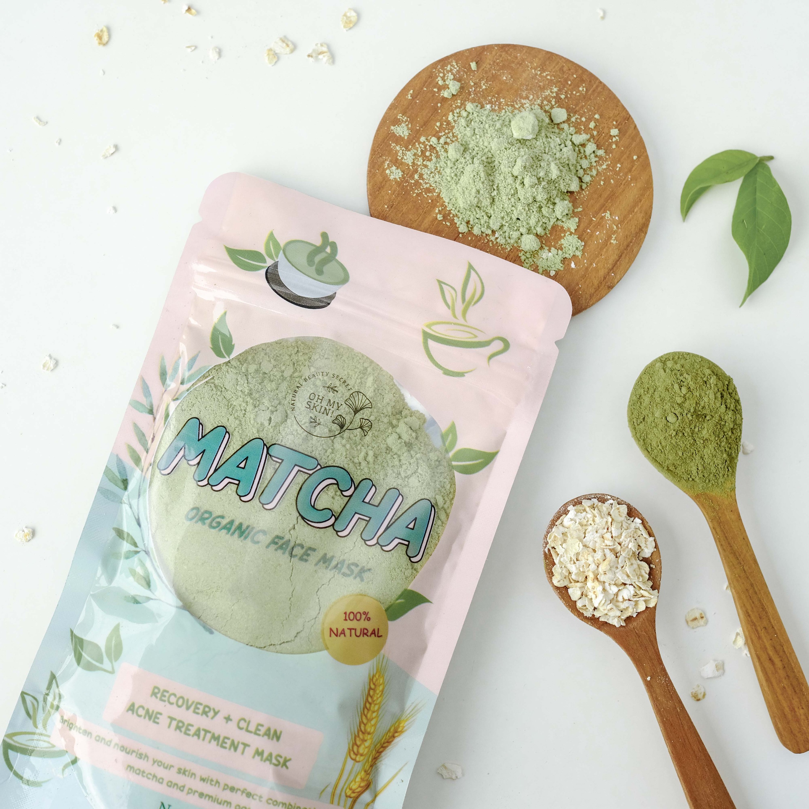 Oh My Skin!  Matcha Organic Face Mask