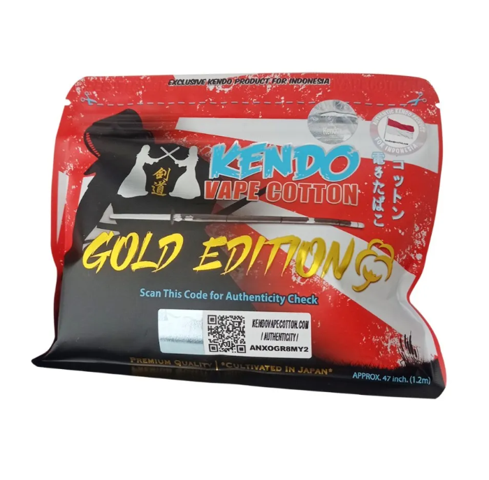 Kendo Vape Cotton Gold Edition