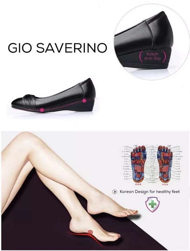 Gio Saverino Sepatu Wedges Wanita Madison 4
