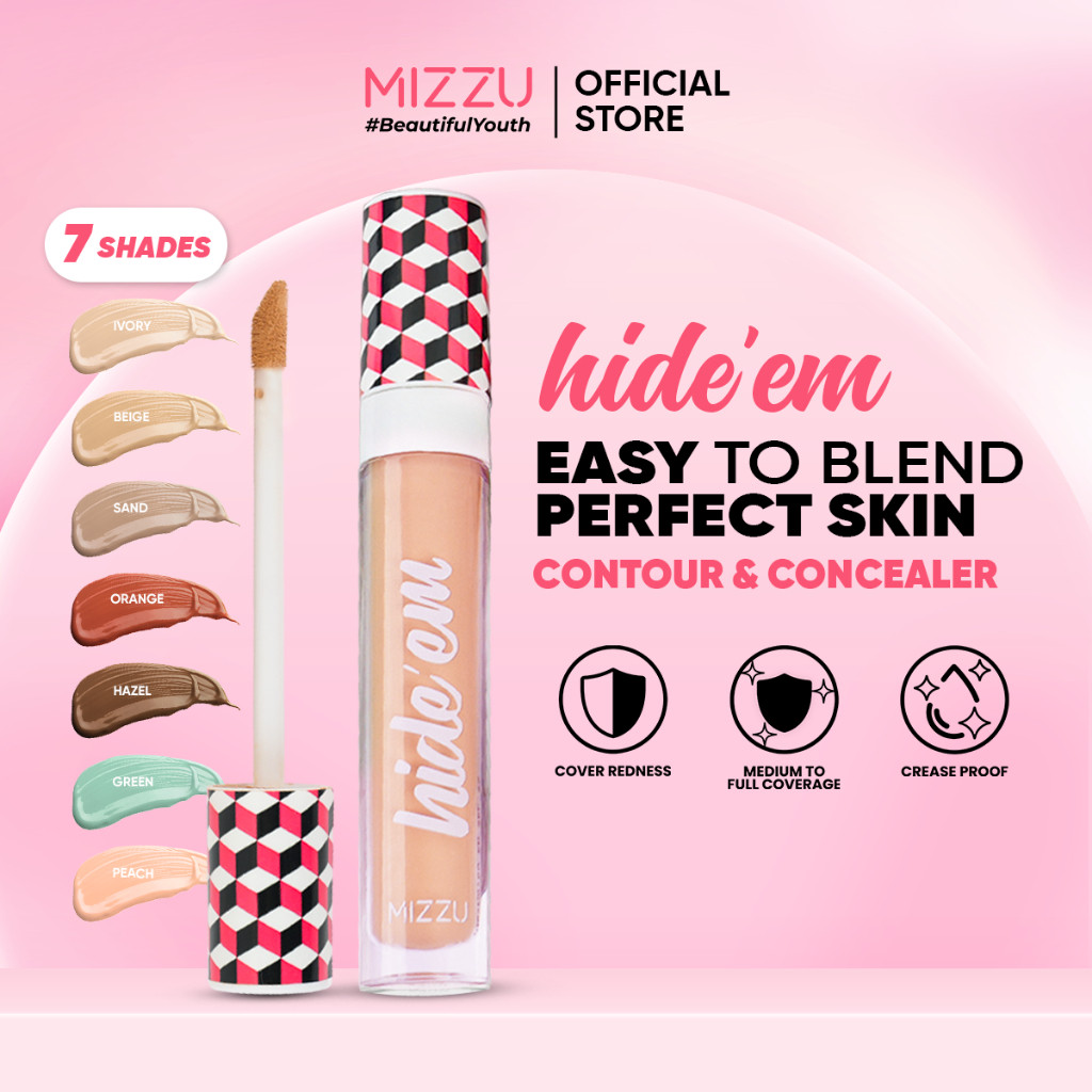 Mizzu Hide’em Contour And Concealer Peach 2
