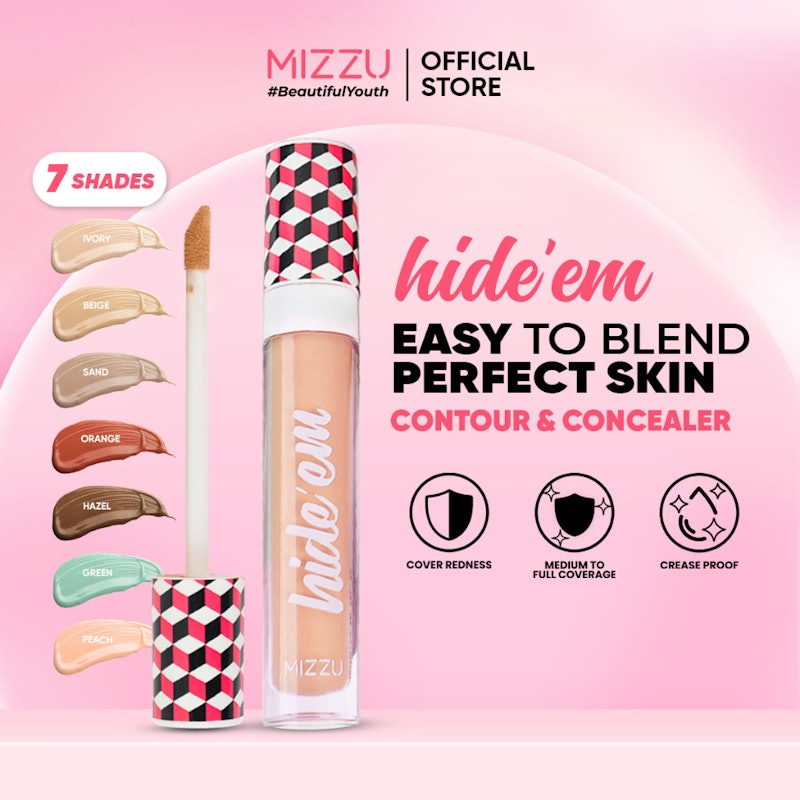 Mizzu Hide’em Contour And Concealer Peach 2