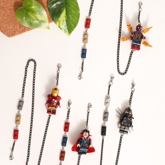  Strap Kacamata dengan Brick LEGO Original & Minifigure 