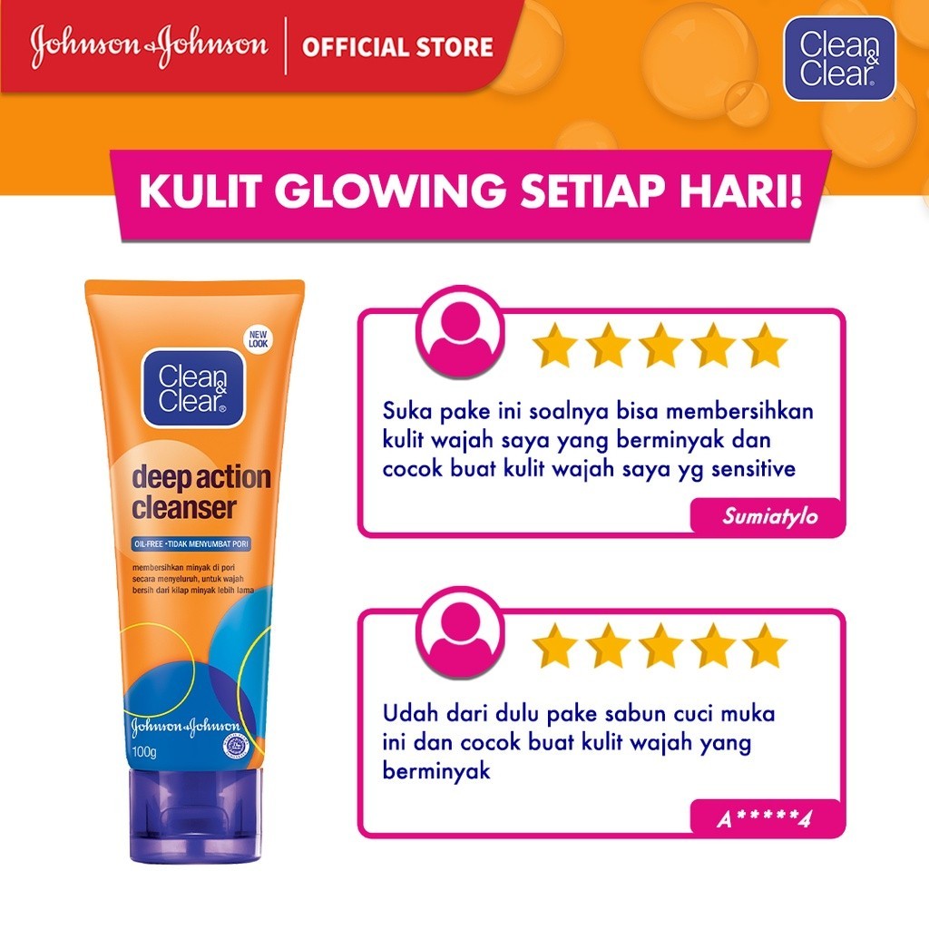 Johnson & Johnson Clean & Clear® Deep Action Cleanser