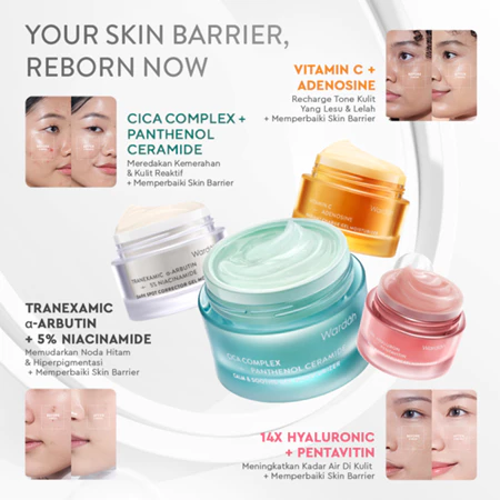 Paragon Technology and Innovation Wardah Tranexamic α-Arbutin + 5% Niacinamide Dark Spot Corrector Gel Moisturizer  