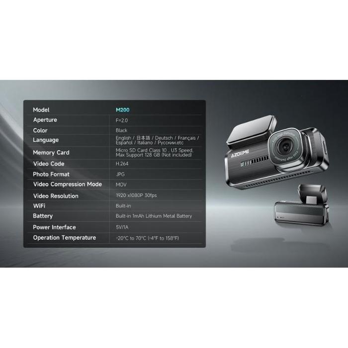 Azdome Full HD Dashcam  4