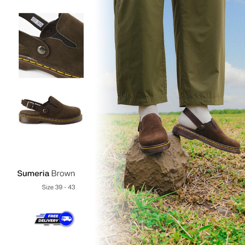 Tragen footwear Sumeria Brown Sandal Docmart 5