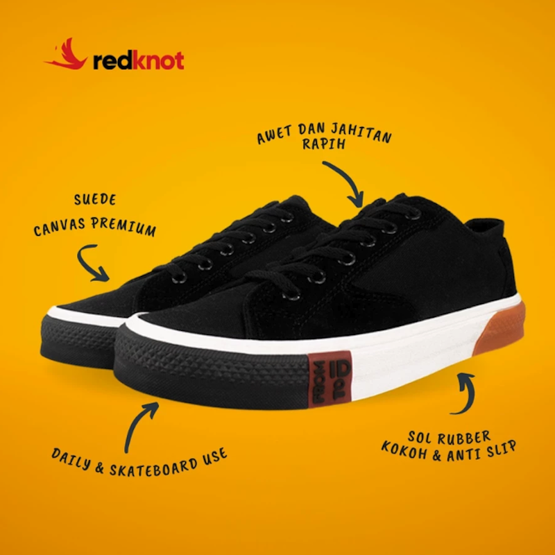 Redknot Melvin Hitam 2
