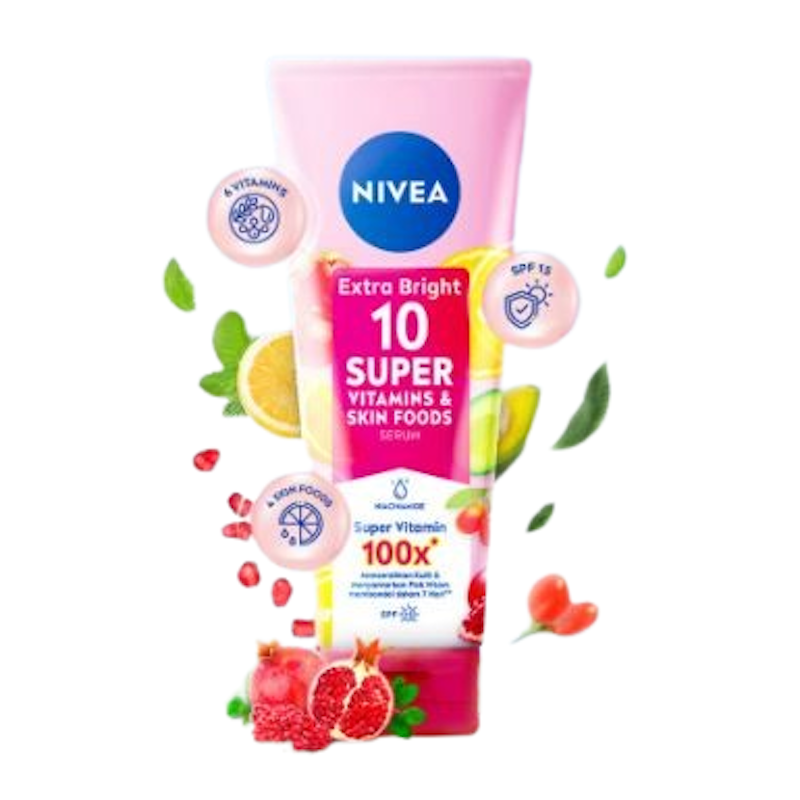Extra Bright 10 Super Vitamins & Skin Foods Body Serum SPF15 2