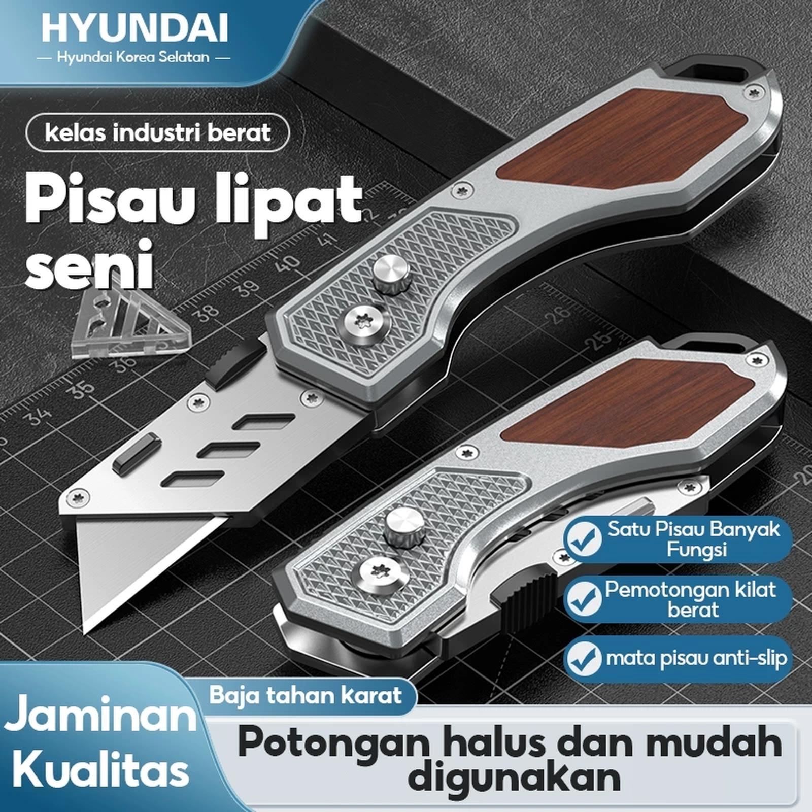 HYUNDAI HYUNDAI Pisau Cutter Lipat Heavy Duty
